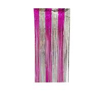 Fondo Con Flecos Cortinas con flecos de lámina arcoíris, decoraciones for fiestas, serpentinas metálicas, telón fondo for fotomatón(COLOR 3)