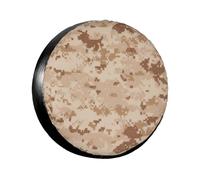 Fondo con textura en impresión marrón, cubiertas de neumáticos, para todas las estaciones, se adapta a 35,5 a 43,2 cm, protectores de neumáticos personalizados