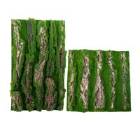 Fondo corteza para terrario dragón barbudo - Decoración con musgo de imitación de corteza y revestimiento flocado de corcho, pared de hábitat 30 x 30 o 30 x 50 cm, superficie escalada natural para