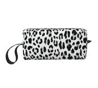 Fondo De Diseño De Patrones Sin Fisuras De Leopardo, Bolsa de Maquillaje Bolsa de cosméticos Bolsa de artículos de tocador de Viaje portátil Bolsa de Maquillaje