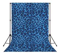 Fondo de fotos con estampado de piel de leopardo, tela mate sin costuras para sesiones de fotos, pancarta de pared de estudio profesional