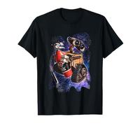 Fondo de galaxia del extintor Wall-E de Disney Pixar Camiseta