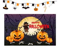 Fondo de Halloween, alegre pancarta de Halloween, decoración de interiores para adultos, cumpleaños, escuela, familia, hogar, boda, fiesta, decoración