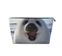Fondo de Pantalla de Pintura de Foca Arpa, Bolsa de artículos de tocador Bolsa de Maquillaje Bolsa de cosméticos Bolsa de artículos de tocador de Viaje portátil