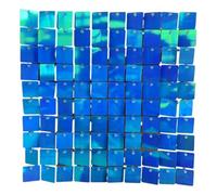 Fondo de Pared Brillante Paneles de Lentejuelas 3D Cuadrados, 6, 18 y 24 Unidades, for decoración Pared, hogar, Oficina, Bodas, cumpleaños, Fiestas, 30 x cm(Color 10,24 Pcs)