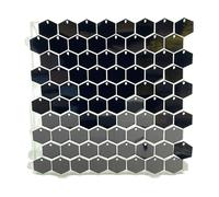 Fondo de Pared Shimmer Paneles de Pared con Lentejuelas Brillantes, Dorados y Negros Mate, for Decoraciones cumpleaños, Bodas matrimonios, 9, 12, 16 18 Unidades(Color 10,18pcs)