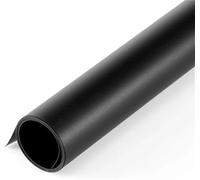Fondo de PVC Papel fotografía telón Fondo Tablero Impermeable for Producto Estudio fotográfico para Alimentos Y Productos(Black,40x90cm)