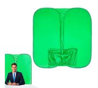Fondo De Silla De Pantalla Verde - Unidad Doble Plegable, Pantalla De Tela Antiarrugas, Fondo Para Video Fotográfico | Uso Para Llamadas De Estudio Transmisión Webcam Livestreaming Creación De