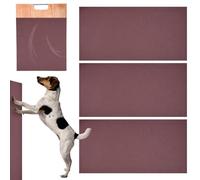 Fondo de vidrio de raspado de la compañía - File de uñas de gato 3x, papel de lija para rascar autoadhesivo | Repulir perro de repuesto, cachorros Litter Box Sratch Liner Manicura