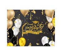 Fondo de vinilo para fotografía de graduación y graduación, para decoración de cabina de fotos con diseño de globo de soltero