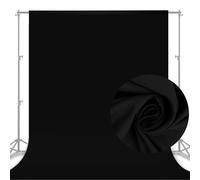 Fondo fotogr fico negro Aimosen de 10 x 8 pies, tela de poli ster de alta densidad con efecto croma, color negro.
