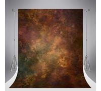 Fondo Fotográfico Abstracto Marrón Kate 10x20ft/3x6m Fondo Vintage Multicolor para Retratos y Primeros Planos, Tela Decorativa y Accesorio para Estudio Fotográfico