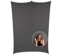 Fondo Fotográfico Gris 2,1 x 1,5 m, Rollei X Drop Telon de Fondo Estudio Poliéster Plegable y Lavable para Fotografía de Retratos y Productos, Fondo-Fotografico-Telon-Estudio-Gris