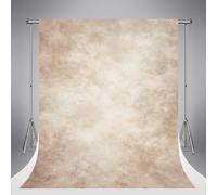 Fondo fotográfico Texturizado Kate Beige de 10x20ft/3x6m Abstracto Vintage Grunge para Retratos Estudio sesiones de Fotos de cumpleaños recién Nacidos y fotografía de Productos