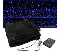 Fondo LED de tela con cielo estrellado para boda, fiesta de Navidad, decoración de fotografía temática espacial del universo