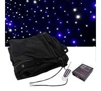 Fondo LED de tela con cielo estrellado para boda, fiesta de Navidad, decoración de fotografía temática espacial del universo