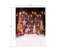 Fondo navideño plegable de fibra de poliéster Andoer de 1,5 x 2 m (5 x 7 pies) para fotografía de recién nacidos, retratos y fiestas (6 modelos).