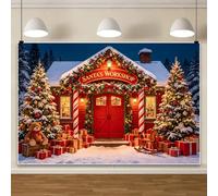 Fondo Noel para Fiesta navideña con temática del Taller de Papá 1.5x1m