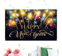Fondo para Año Nuevo | 100x150cm Decoración Estacional 2D - Fondos Fotográficos para Fiestas,para Anfitriones De Fiestas Fotógrafos Creadores De Contenido Decoración para Tiendas