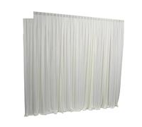 Fondo para Bodas Ice Silk Chiffon Wedding Backdrop Panels, Party Drape Hanging Curtains(Color 3,2.4x1.5m)