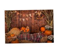 Fondo para fotografía del Día de Acción de Gracias de otoño de 5x3 pies, Calabazas de otoño, Hojas de Arce, pancartas de Fiesta de pajar de Girasol, decoración de Fiesta de Retrato de bebé