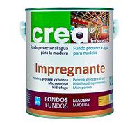 Fondo Protector al Agua para Maderas. Penetra, Protege y Colorea la Madera. Impregnante Gama Crea. (500ml, Roble)