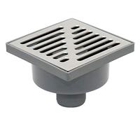 Fondo Toma Corriente Rejilla Acero Inoxidable 150x150mm Suelo Trampa Desagüe