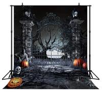 Fondos horribles 59X83 Pulgadas Fondo de fotografía de Halloween Tela Arquitectura Antigua Fotografía Fondo de Vinilo para niños Adultos de de Halloween