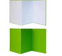 Fondos para fotografía de Productos, 1 Uds. Producto for Exteriores Foto telón de Fondo Reflector difusor cartón Plegable Blanco Verde