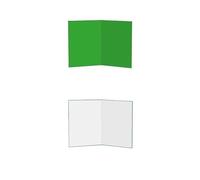 Fondos para fotografía de Productos, 1 Uds. Producto for Exteriores Foto telón de Fondo Reflector difusor cartón Plegable Blanco Verde