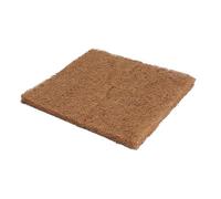 FONDOTIN 1 Pieza Estera De Fibra De Engrosado Forro De Fibra De Estera De para Mascotas Almohadilla Sustrato De Fibra De Nido Anidando Lecho También Cocotero Brown