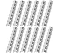 FONDOTIN 10 Piezas Conector para Barra de Cortina de Inoxidable de Unión para Rieles y Varillas Romanas Accesorios Prácticos y Decorativos para Ventanas