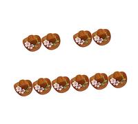 FONDOTIN 10 Piezas Decoración De Fiesta Beber Sombrero Mini Botellas De Vino para Favores Sombreros Botella Topper Botella Decorativa Mini Sombreros De Vaquero Minisombrero Sintió Colorful