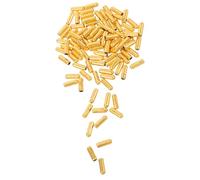 FONDOTIN 100 Piezas Accesorios para Broches DIY 100 Piezas Tope Trasero de Alfiler Metálico 1,2 X 0,2 Cm Seguro para Alfileres de Sombrero Fabricación de Joyas Manualidades Artesanía