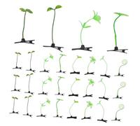 FONDOTIN 100 Piezas Bean Sprout Hair Clips Realistic Plant Hairpins Grass Barrettes Lightweight Hair Accessories For Party Halloween Christmas Year