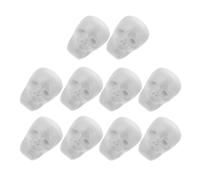 FONDOTIN 10piezas Colgante De Cabeza De Fantasma De De Embriones Blancos Adornos para Bricolaje Manualidades De Encanto De Cabeza De Fantasma