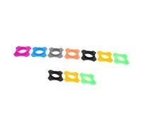 FONDOTIN 10piezas Protectora del Micrófono Silicone Anillo Antideslizante para Micrófono De Mano Anillos Antivuelco para para Ktv y Escenario Unidades