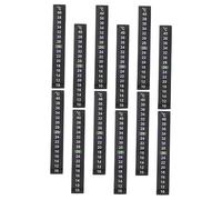 FONDOTIN 12 Piezas Pegatinas Termómetro Digital para Acuario de Usar Autoadhesivas Medición de Temperatura para Peceras y Acuarios