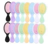 FONDOTIN 16 Piezas Peine de Masaje con Cojín de Aire Cepillo Mini para Desenredar Cabello Seco y Húmedo para Mujer y Hombre Resistente Viaje y Diario