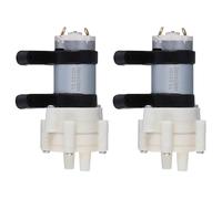 FONDOTIN 2 Bombas de Agua para Acuario Micro de Diafragma Dc 6-12v Bomba Pequeña Silenciosa Portátil para Circulación y Oxigenación en Peceras Pequeñas Diseño Compacto