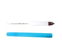 FONDOTIN 2 Hidrómetros Profesionales de Vidrio para Acuarios y Piscinas, Medidor de Salinidad Digital Preciso para Agua Salada, Kit 2 Piezas para Pruebas Rápidas de Agua Marina