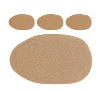 FONDOTIN 2 Pares de Adhesivos Ajustables para Corrección de Orejas de Cachorro y Perro Adulto, Soporte para Orejas de Mascota en Material Suave Marrón Claro, Cuidado Profesional del Oído