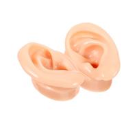 FONDOTIN 2 Piezas Accesorios Del Modelo De Oído Simulación De Modelos De Oído Orejas Conformado Pendiente De Oreja Silicio Para Perforar Silicona Medica