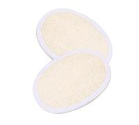 FONDOTIN 2 piezas Esponja Exfoliante de Luffa Natural con Cuerda Esponja Ducha Exfoliante para Cuerpo y Espalda Duradera y Fácil de Colgar Masajea y Renueva la Piel