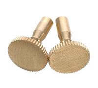 FONDOTIN 2 piezas Mango Metálico de Latón para Lámparas de Recambio Práctico y Duradero para Interruptor de Luz Lámparas de Mesa y Pared