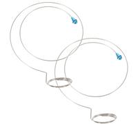 FONDOTIN 2 Piezas Soporte de Lupa para Reparación de Relojes Alambre Flexible de Acero Duradero para Fijar Lupa Manos Libres Joyería y Relojería Accesorio Práctico Portátil Color Aleatorio