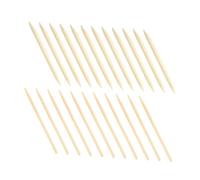 FONDOTIN 200 piezas Herramientas DIY para Rascar Bolígrafos de Pintura de Madera Doble Cabezal Palitos de Madera Finos y Pulidos para Manualidades