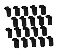 FONDOTIN 20piezas Caja De Película Negra con Tapa Botes De Almacenamiento Prueba De Luz para Organizar Manualidades Contenedores Reutilizables para Carretes De Cámara