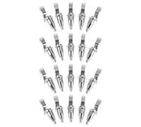 FONDOTIN 20piezas Ganchos Ajustables de Alambre para Colgar Cuadros Ganchos de Cable Metálico para Galerías para Exhibiciones de Arte y Paredes