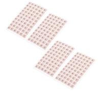 FONDOTIN 240 Parches de Acupresión Oreja Color Amarillo Claro Semillas para Auriculoterapia Kit Práctico de Auriculoterapia Auricular para Aliviar Estrés E Insomnio